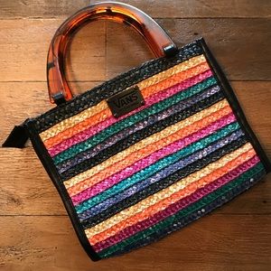 Vans Multicolor Straw Handbag